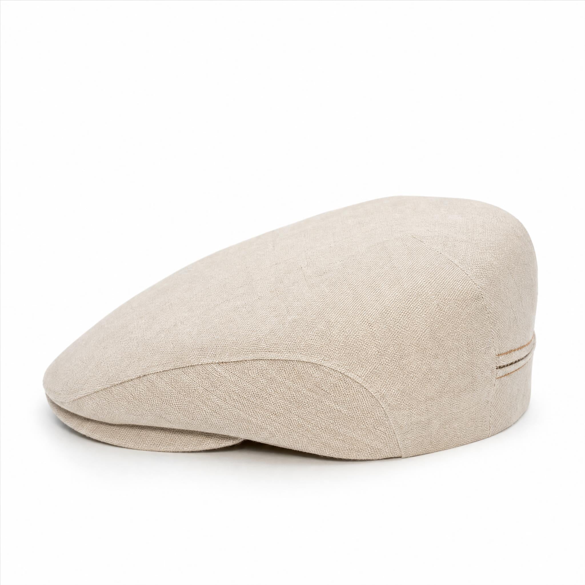 🎁 Hay Beige - Linen Cap (100% off)