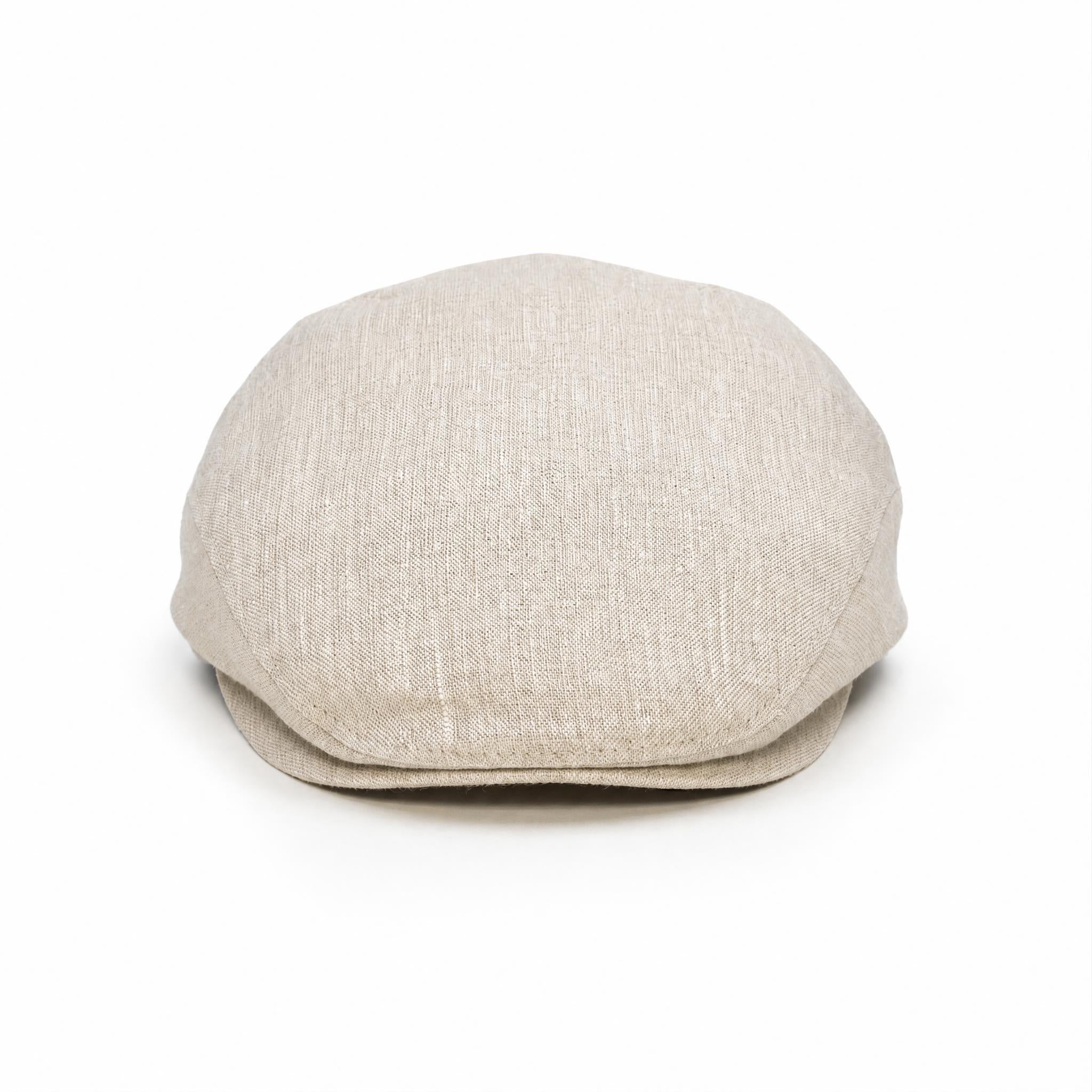 🎁 Hay Beige - Linen Cap (100% off)