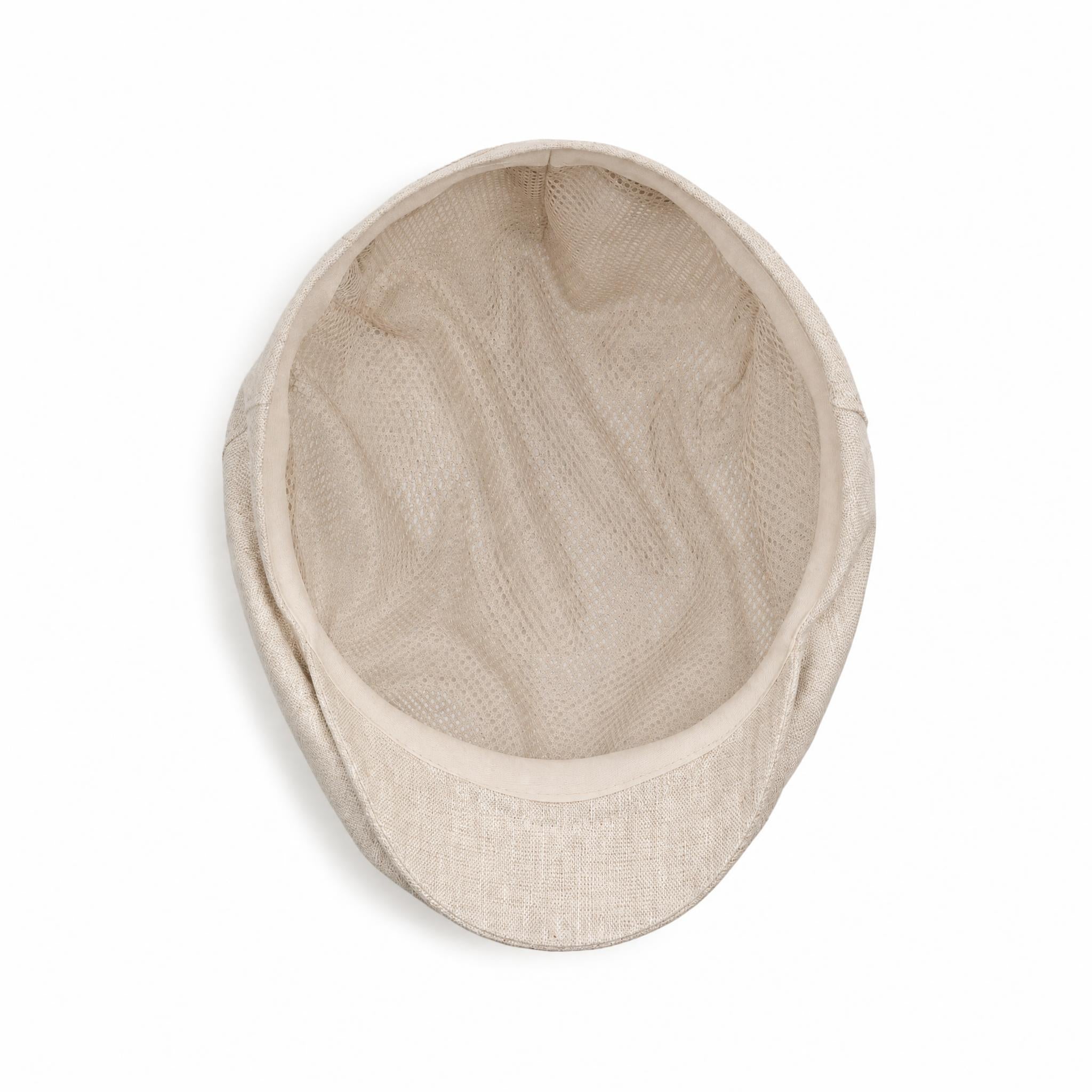 🎁 Hay Beige - Linen Cap (100% off)