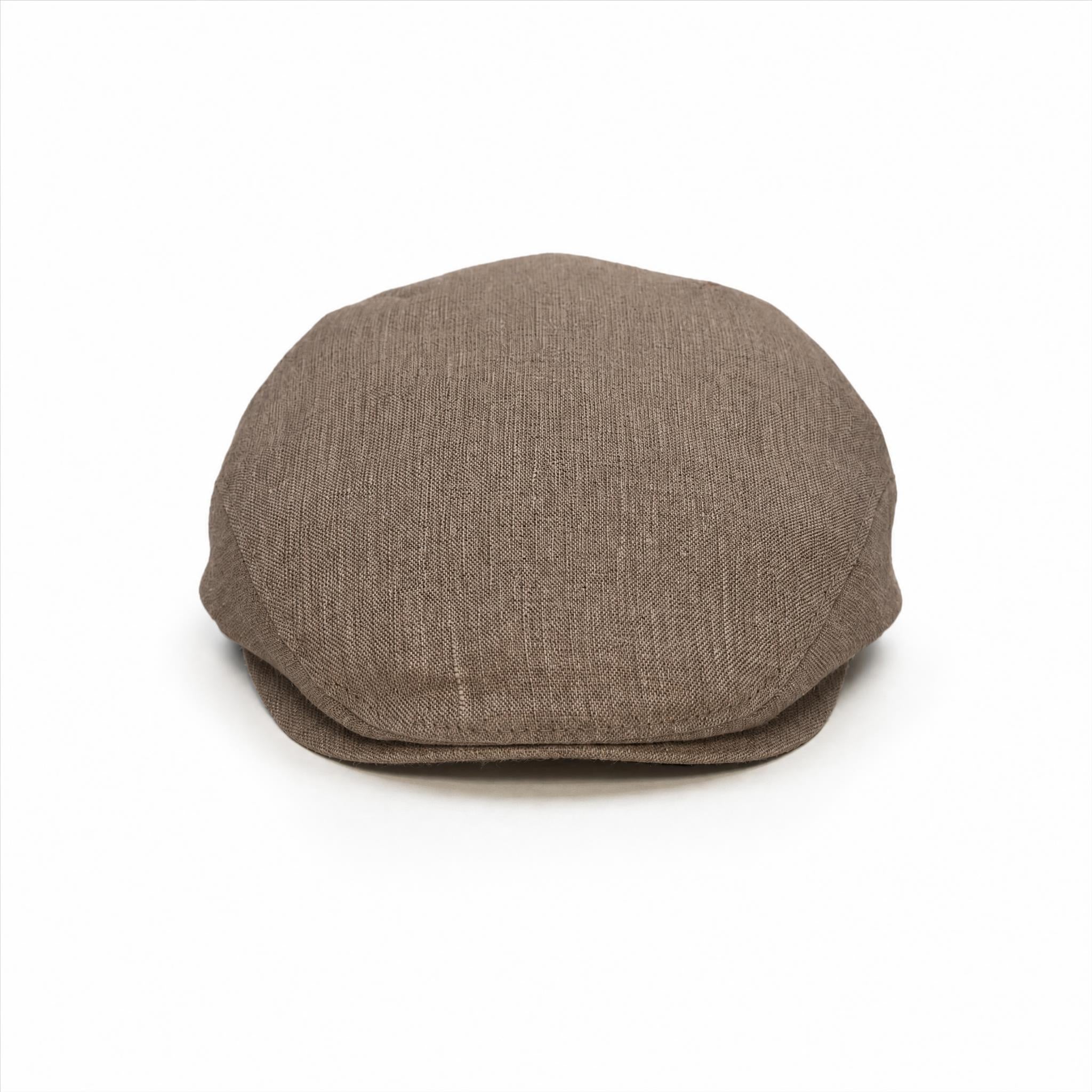 🎁 Mocha Brown - Linen Cap (100% off)
