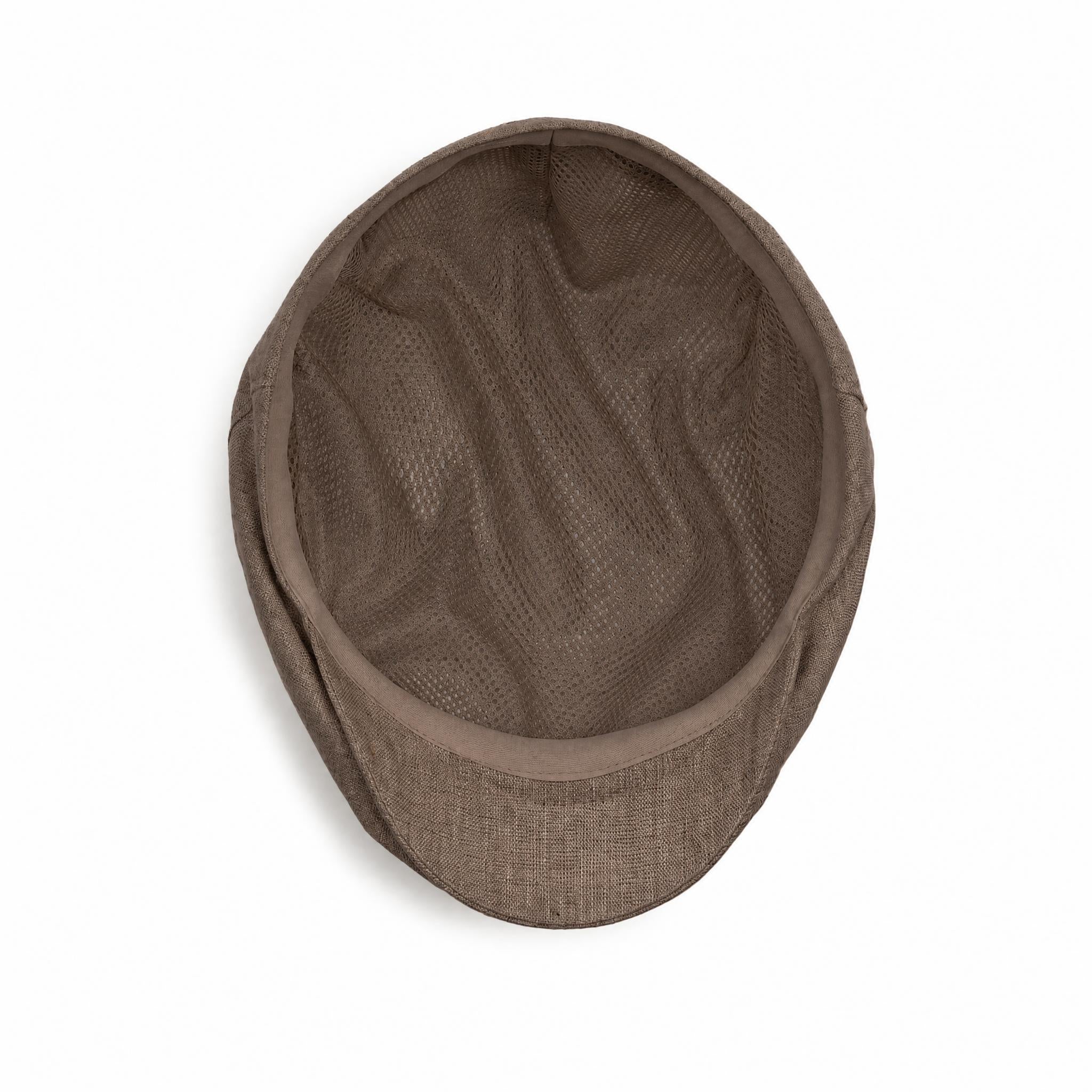🎁 Mocha Brown - Linen Cap (100% off)