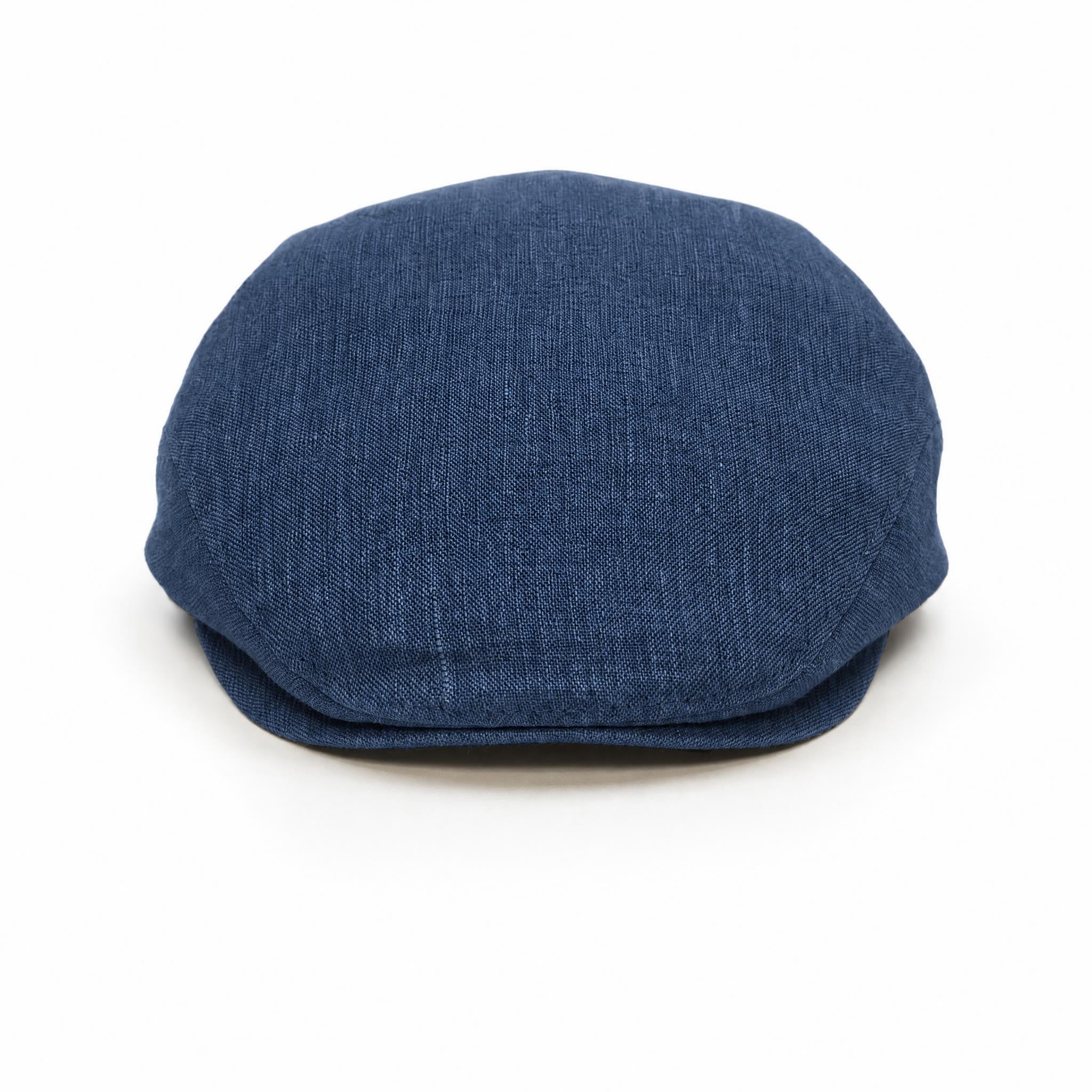 Naval Indigo - Linen Cap