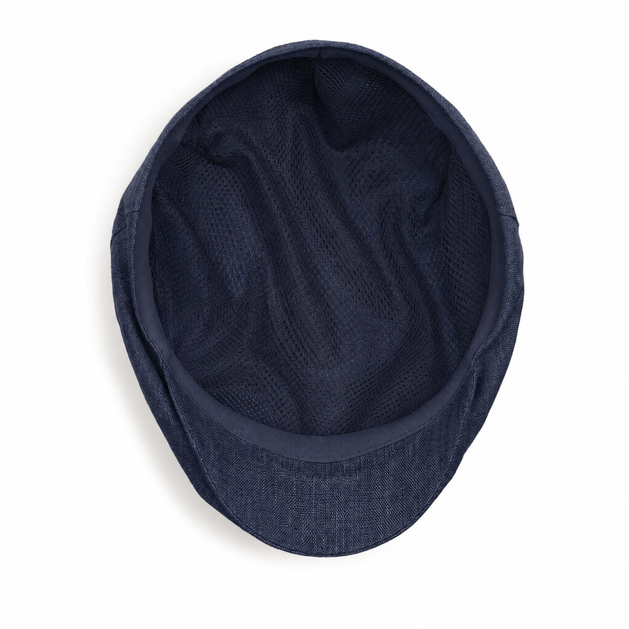 🎁 Naval Indigo - Linen Cap (100% off)