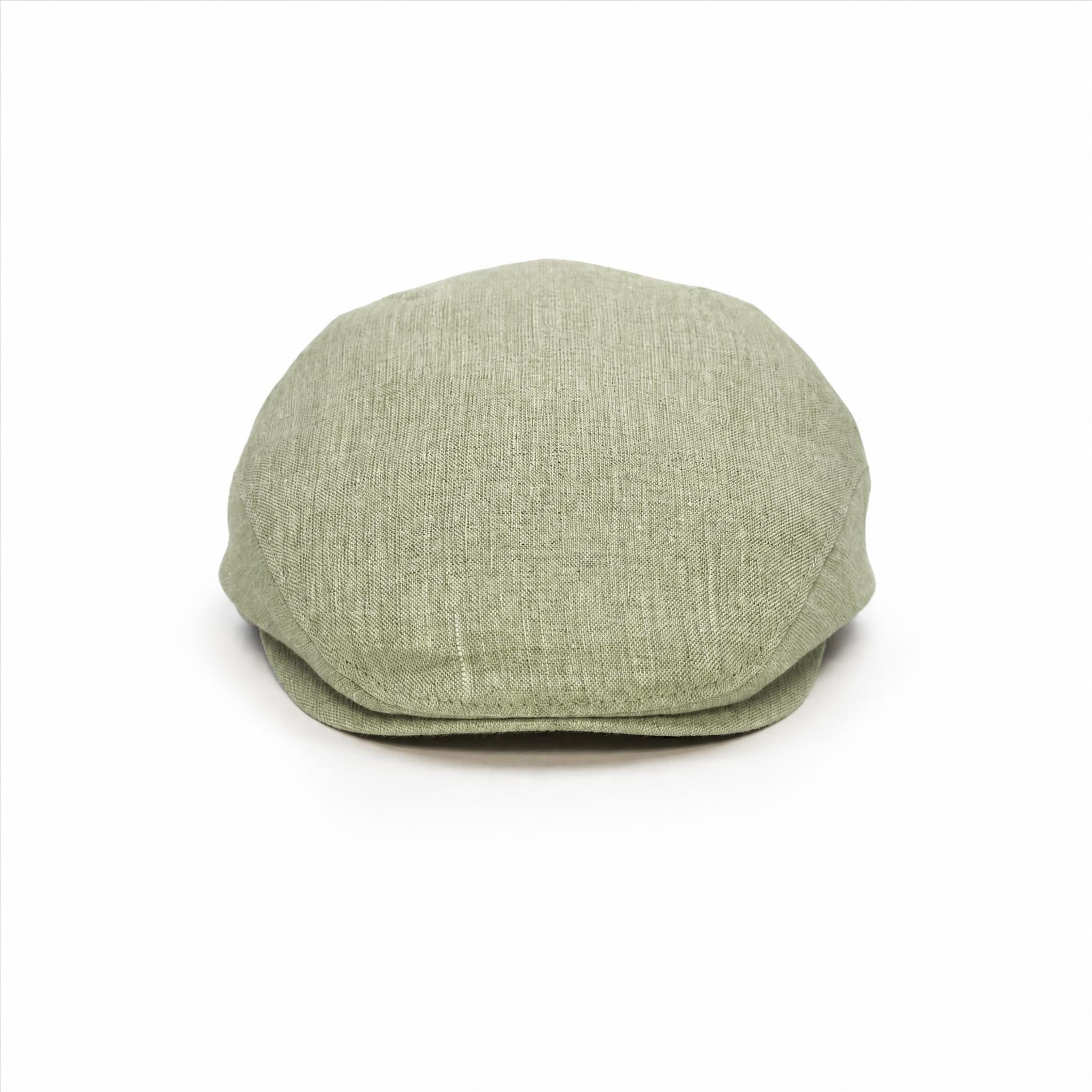 🎁 Pastel Olive - Linen Cap (100% off)