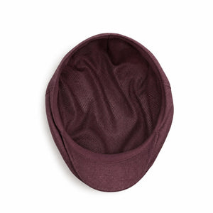 Royal Burgundy - Linen Cap