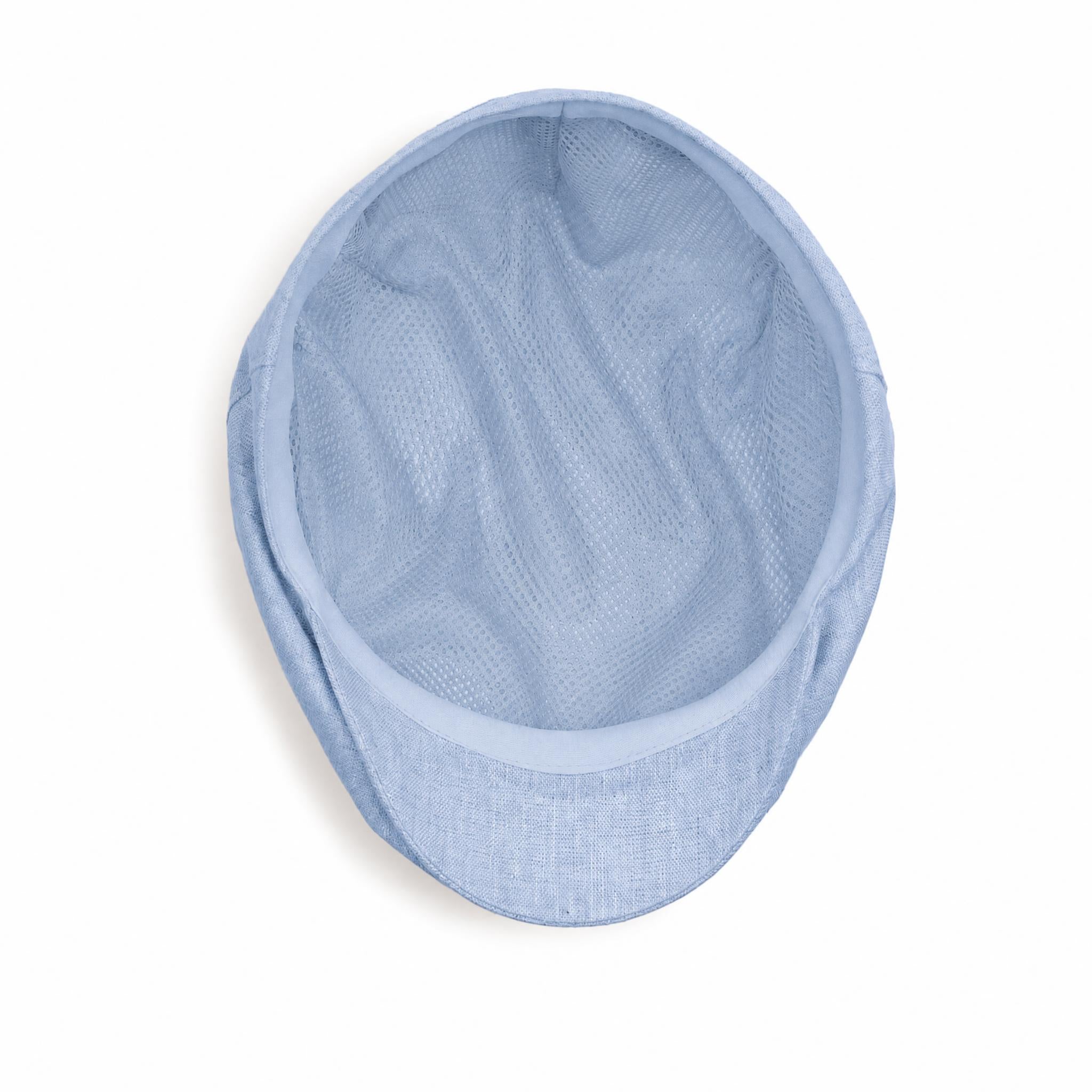 🎁 Sea Blue - Linen Cap (100% off)