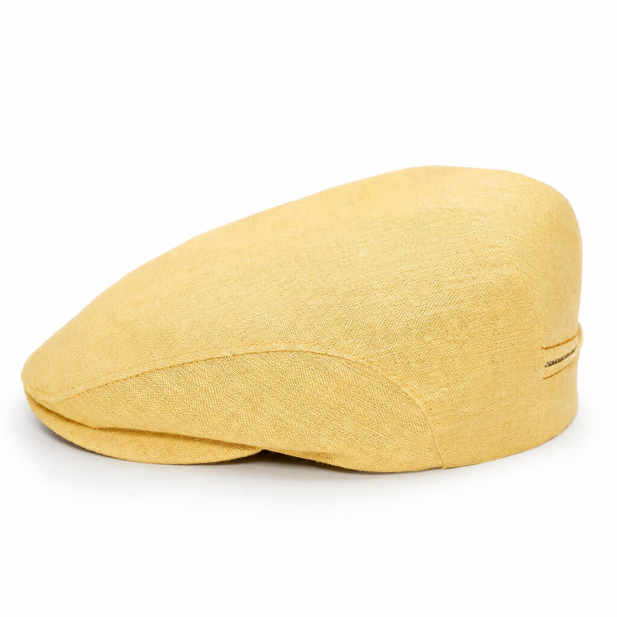 🎁 Desert Yellow - Linen Cap (100% off)