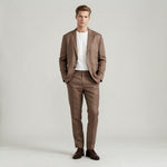 Mocha Brown - 2pc Suit